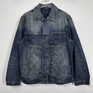 LV Spray Denim Jacket - Men - Ready-to-Wear